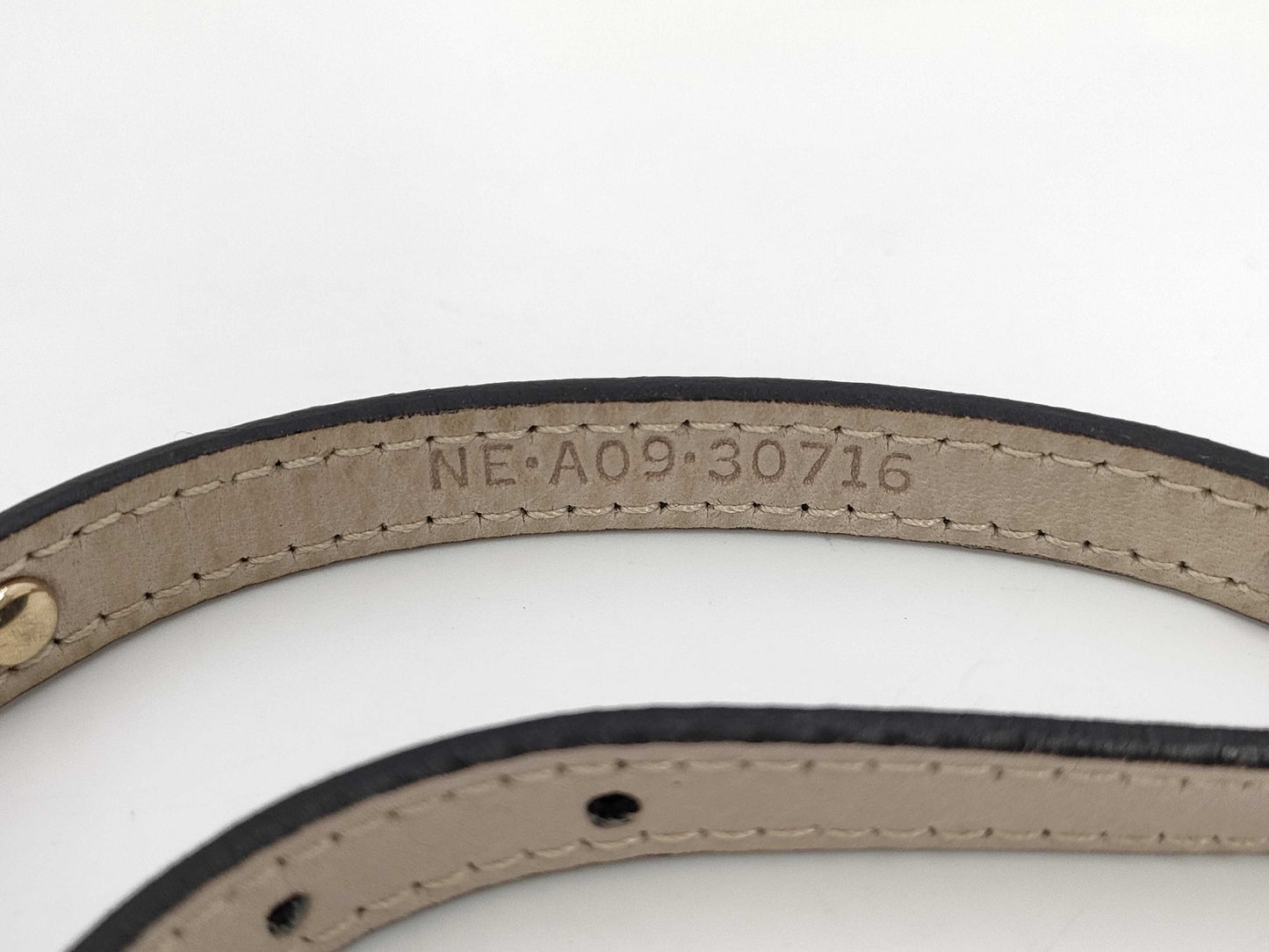 BVLGARI Narrow Leather Bracelet Bracelet/Bangle