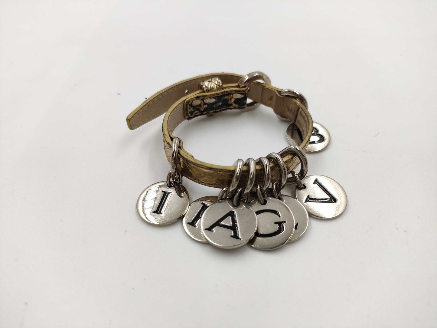 BVLGARI Charm Leather Bracelet Bracelet Bangle