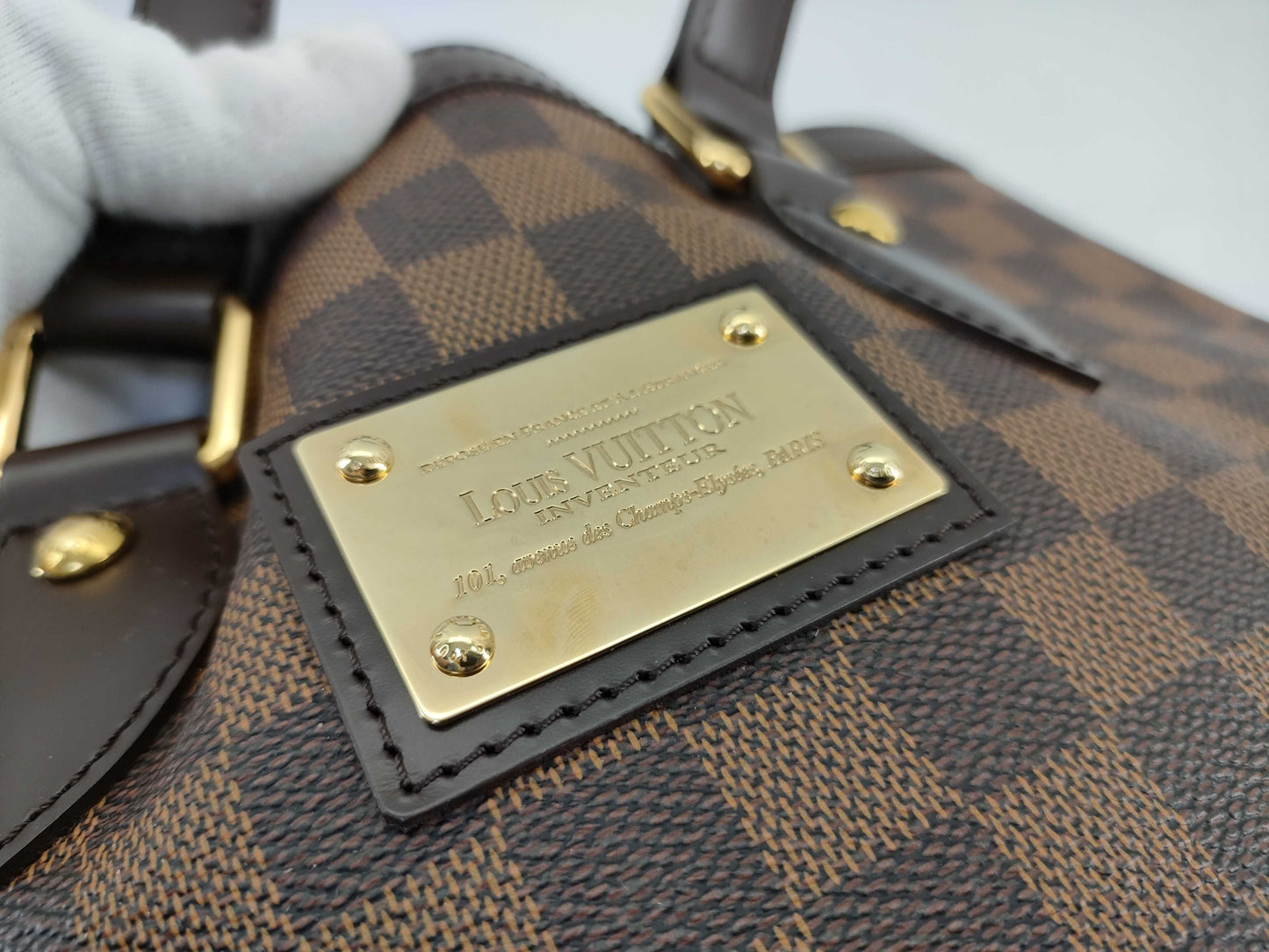 LOUIS VUITTON MI3077 Damier N51204 Hampstead MM Tote Bag