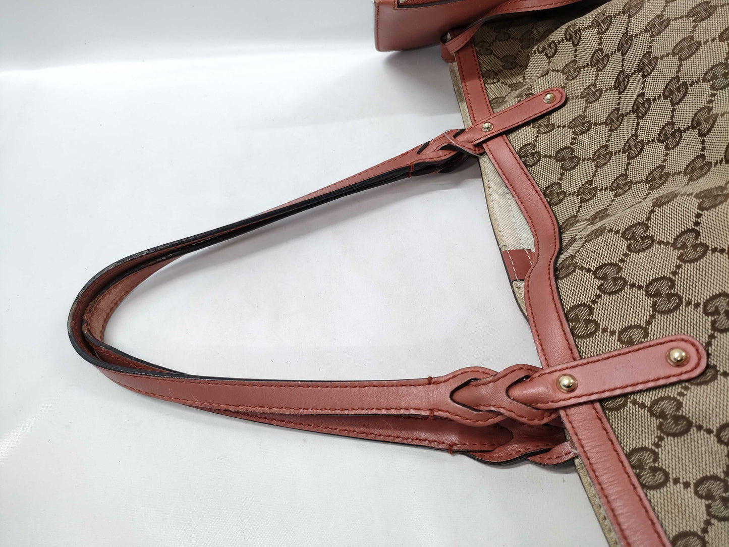 GUCCI GG Canvas Tote Bag with Pouch 247209