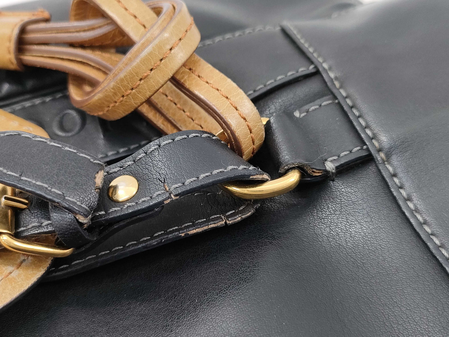 Chloe Eden Leather Tote Black Tote Bag