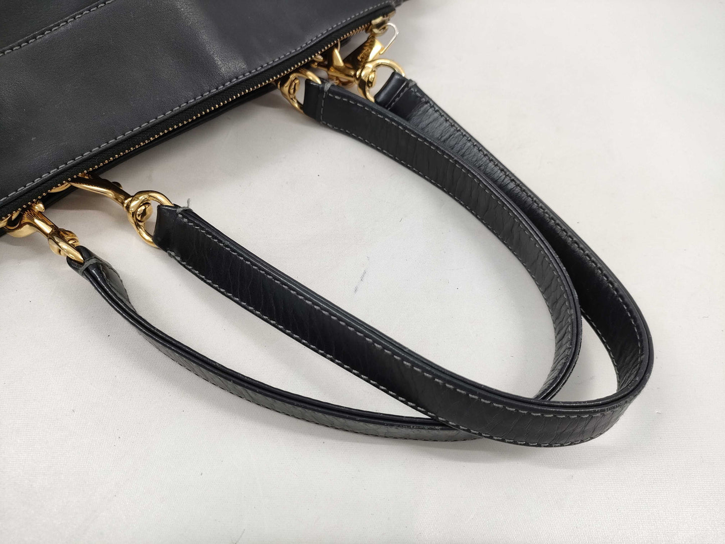 Chloe Eden Leather Tote Black Tote Bag