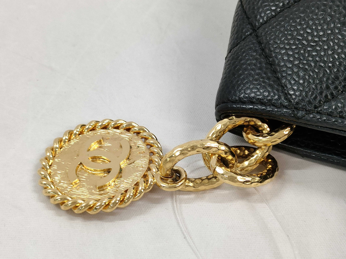 CHANEL Caviar Skin Reproduction Tote Bag