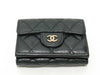 CHANEL Seal, Random Number, Caviar Skin, AP0230, Matelasse Compact Wallet