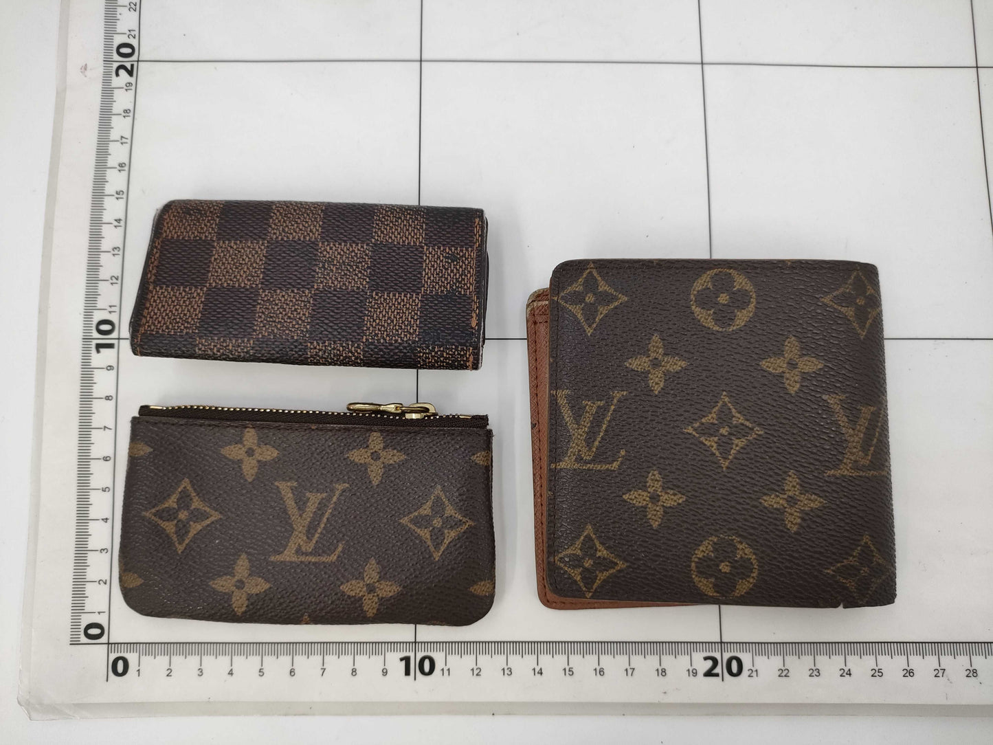 LOUIS VUITTON Monogram Damier Key Case/Wallet and 3-Piece Accessory Set Other Accessories