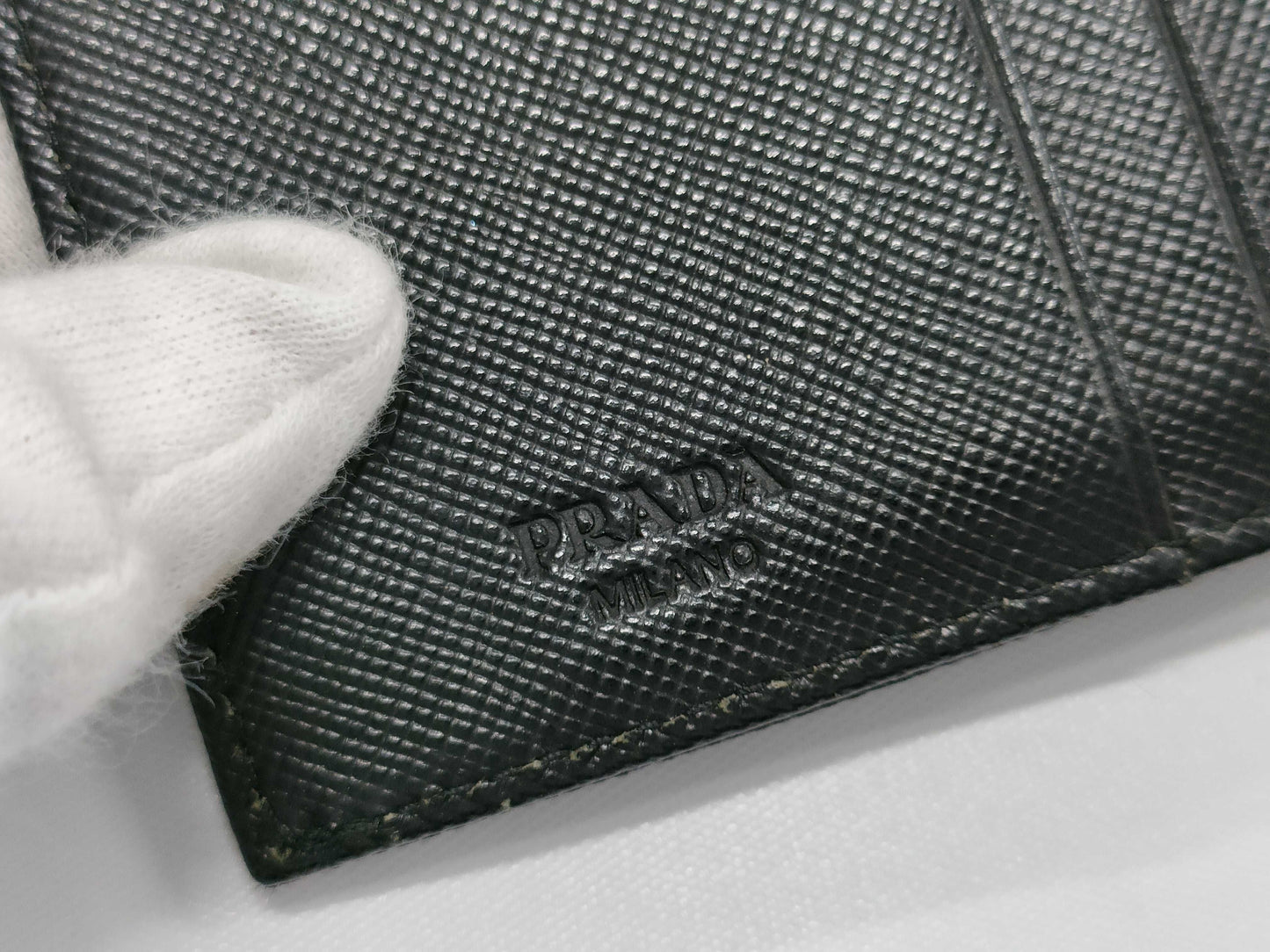 PRADA Nylon Bamboo Handbag/Tri-fold Wallet