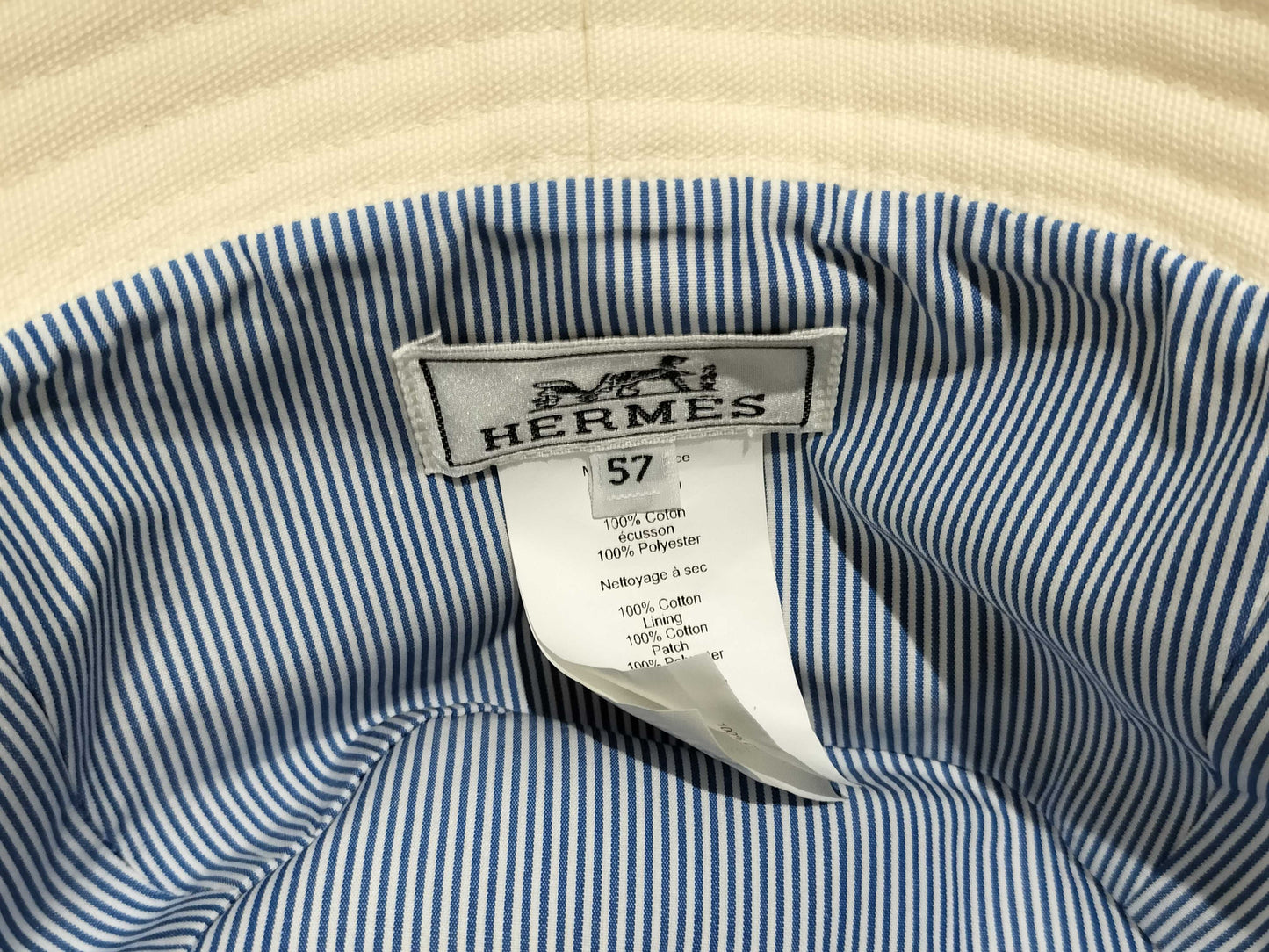 HERMES Bucket Hat Serie Calvi Other Accessories