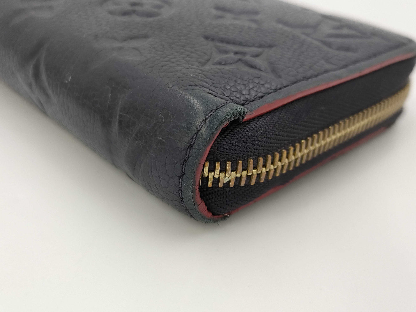 LOUIS VUITTON Monogram Empreinte/Round Wallet