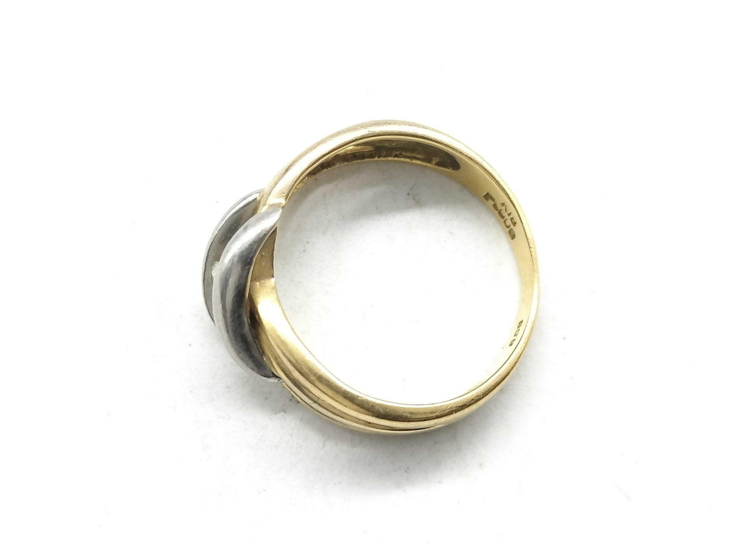 D0.08ct K18/Pt900 3.0g Ring