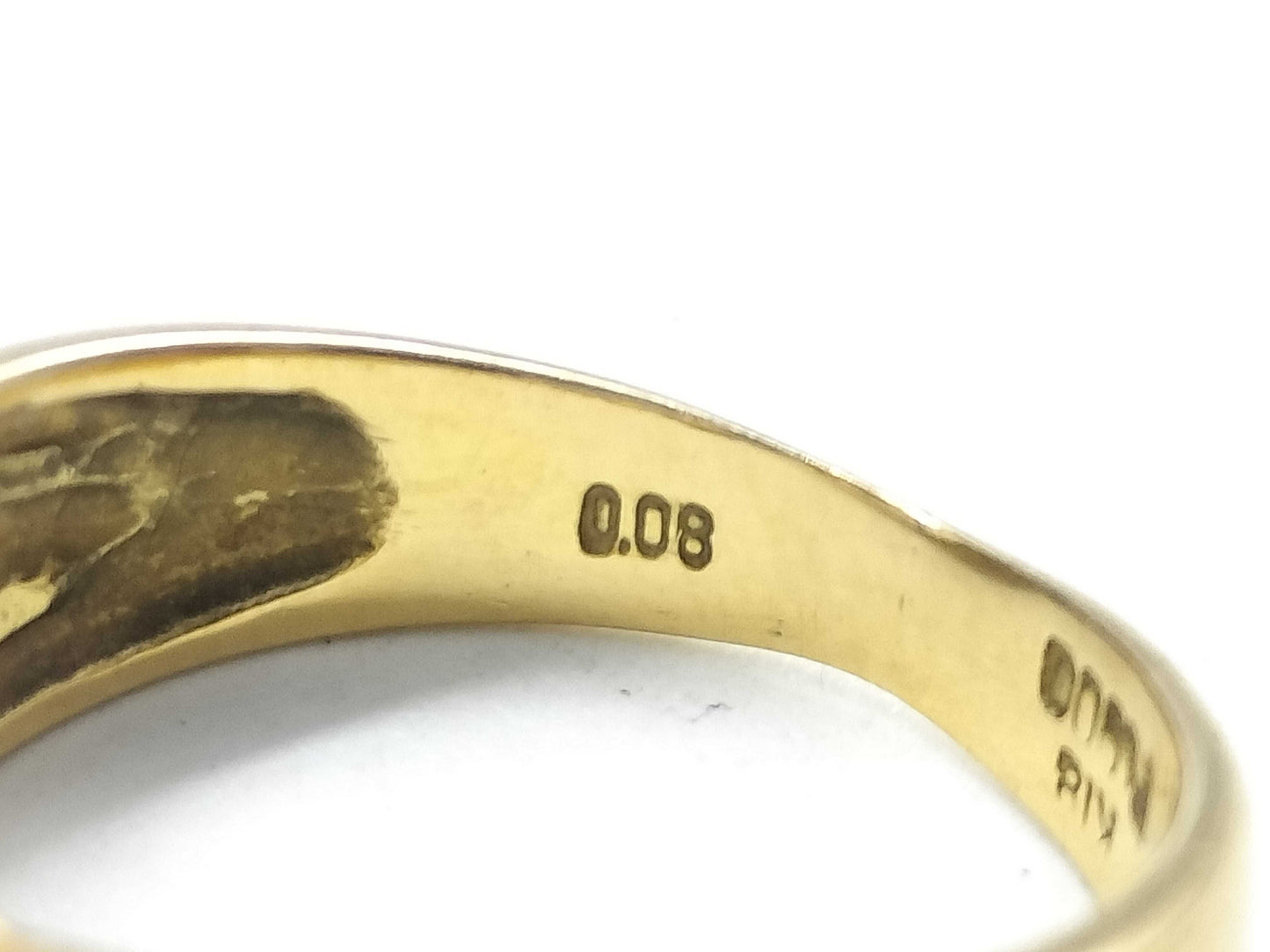 D0.08ct K18/Pt900 3.0g Ring