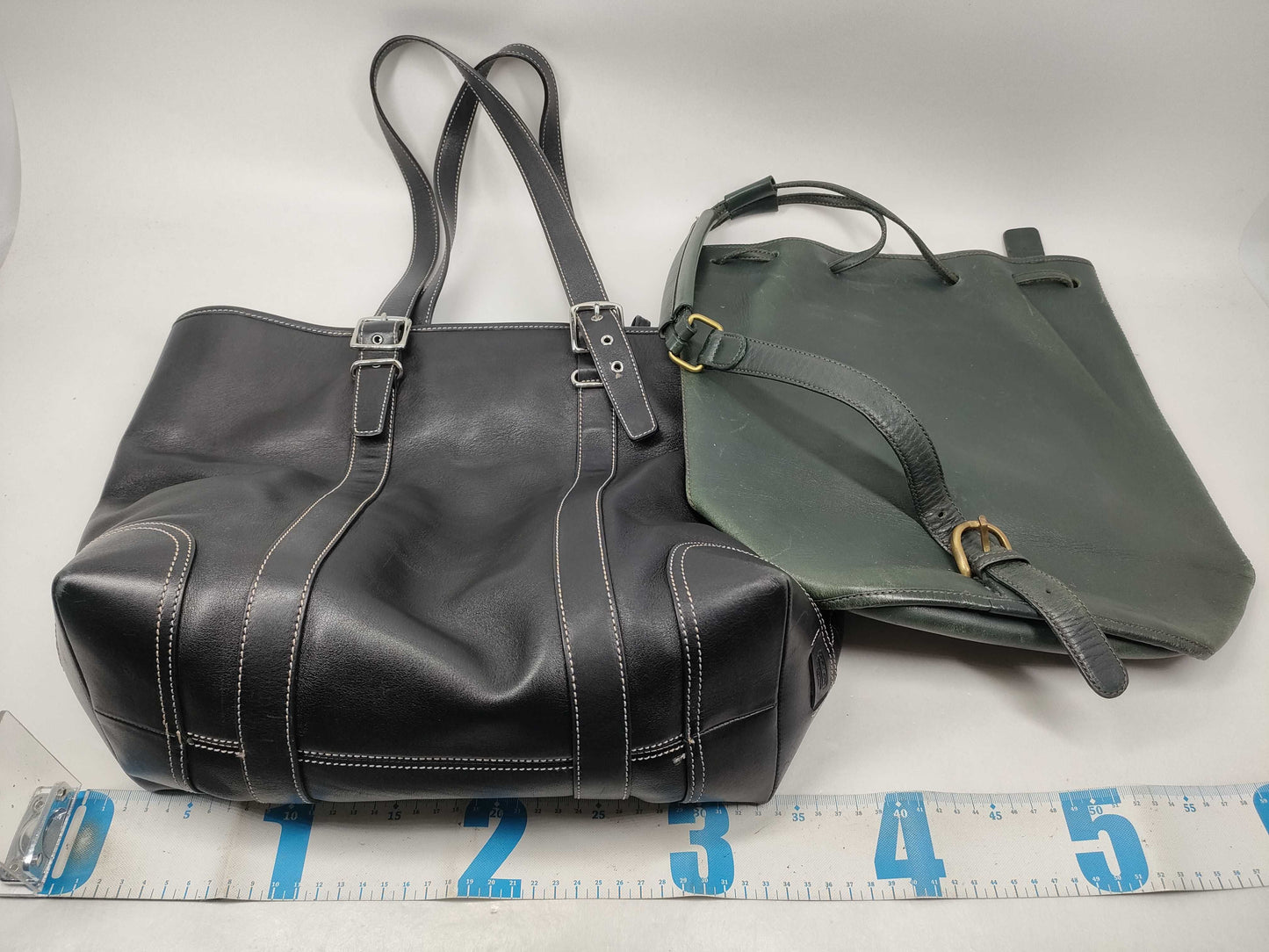 COACH 3-piece leather bag tote bag