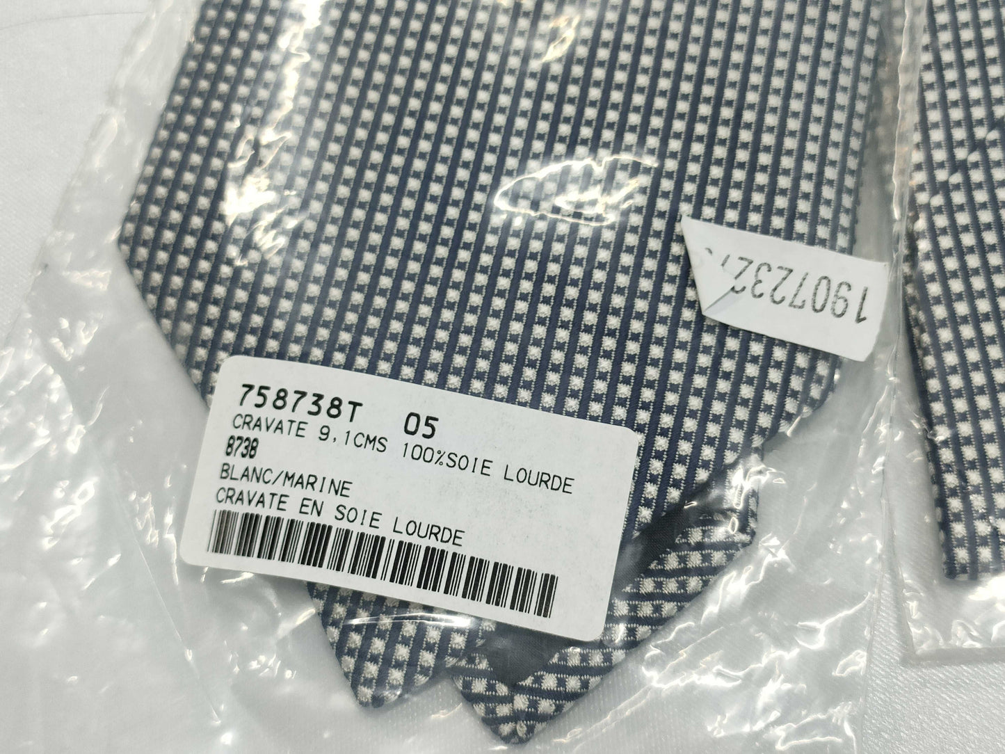 HERMES unused tie set of 2
