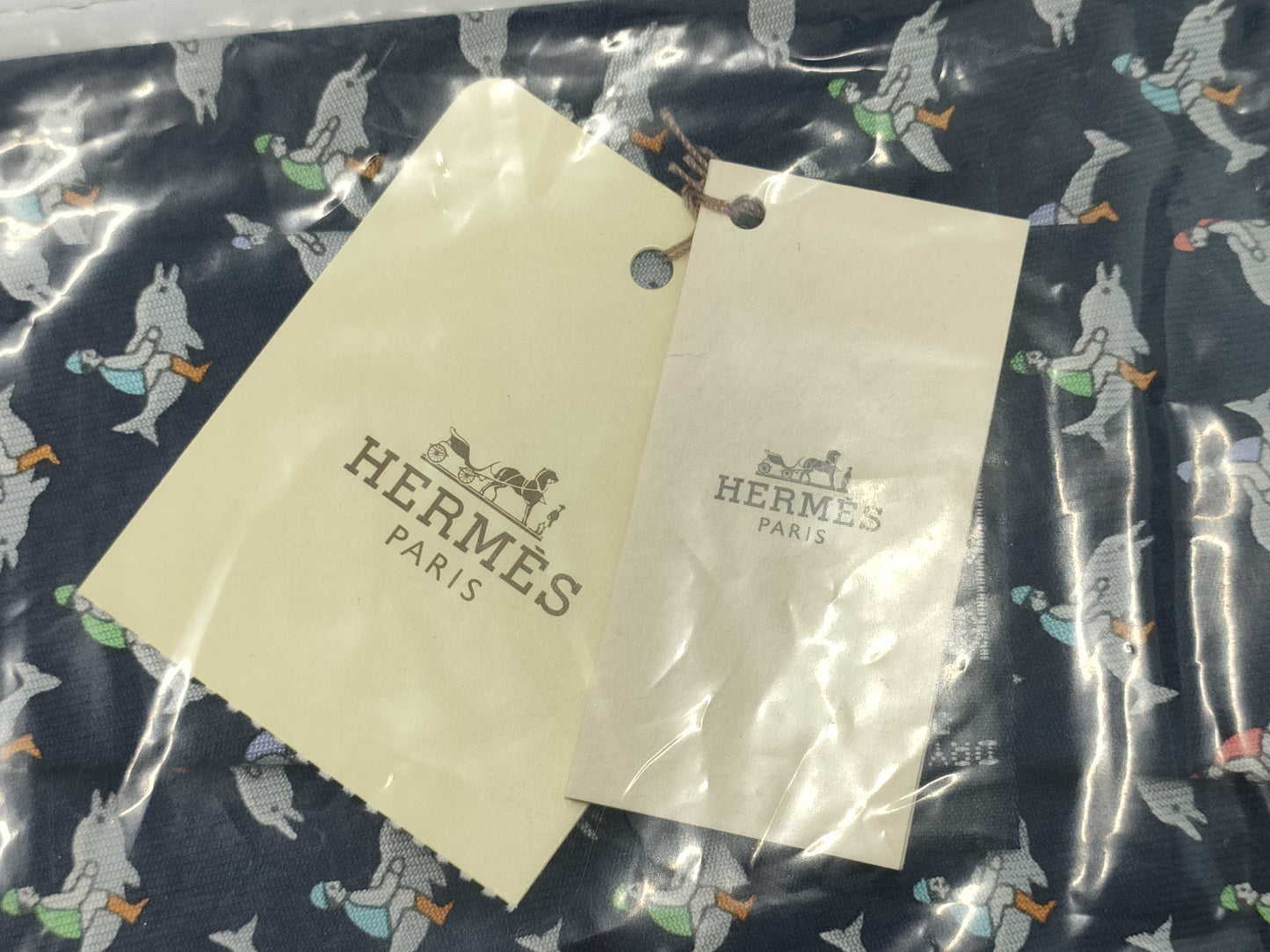 HERMES unused tie set of 2
