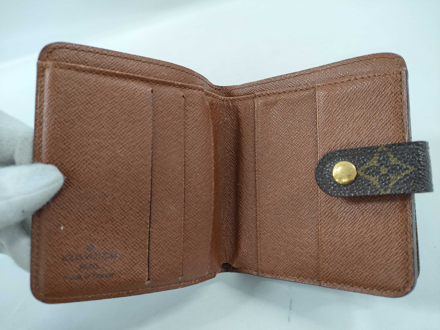 LOUIS VUITTON Monogram Compact Zip Around Zip Bifold Wallet M61667 Wallet