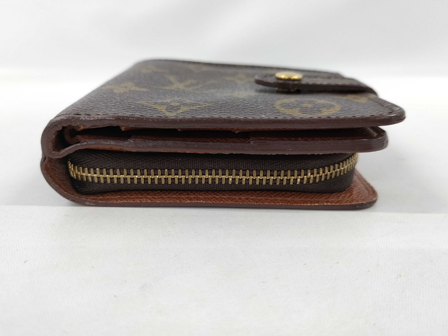 LOUIS VUITTON Monogram Compact Zip Around Zip Bifold Wallet M61667 Wallet