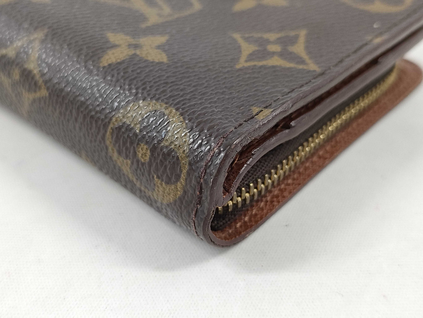 LOUIS VUITTON Monogram Compact Zip Around Zip Bifold Wallet M61667 Wallet