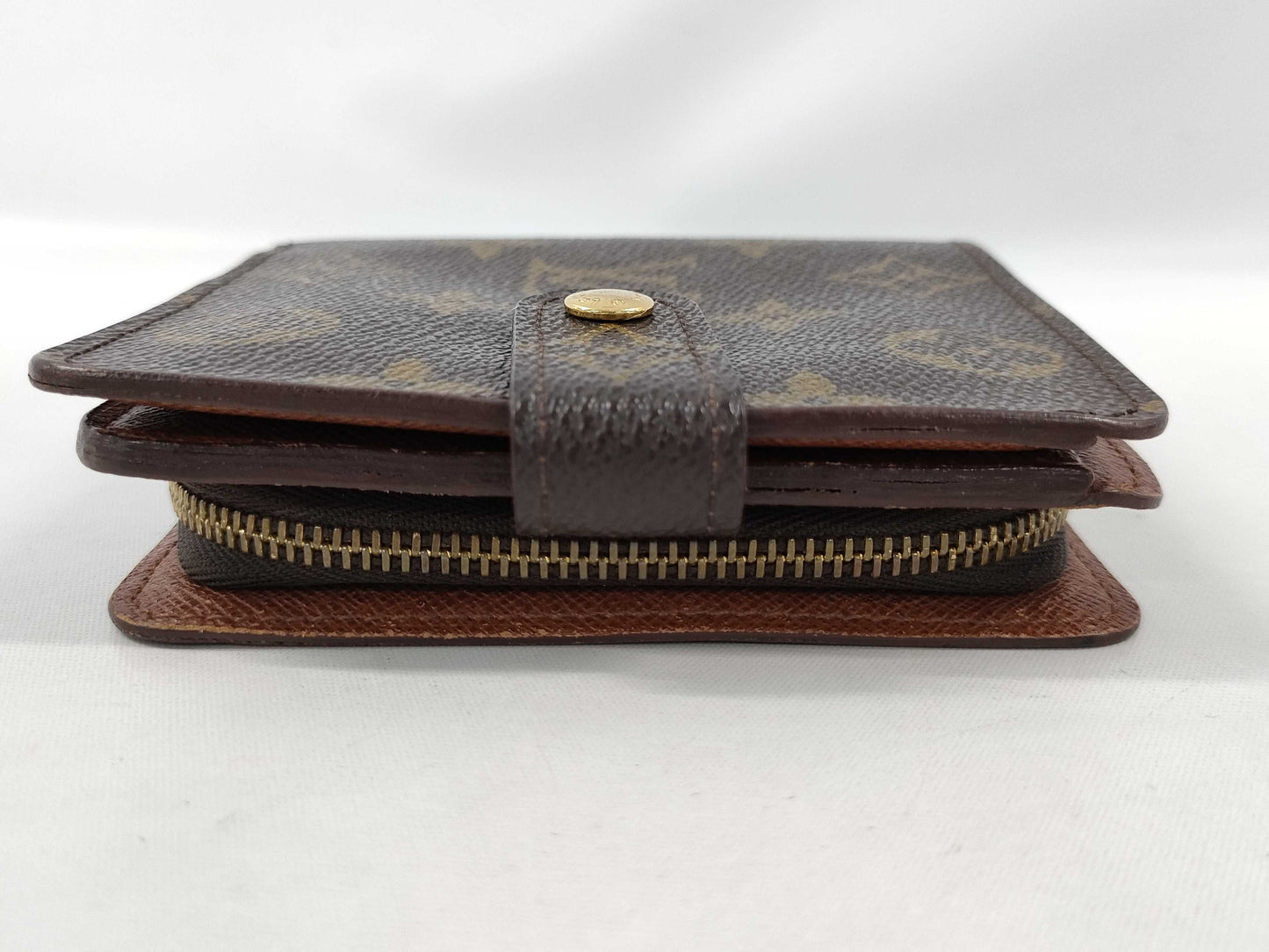 LOUIS VUITTON Monogram Compact Zip Around Zip Bifold Wallet M61667 Wallet