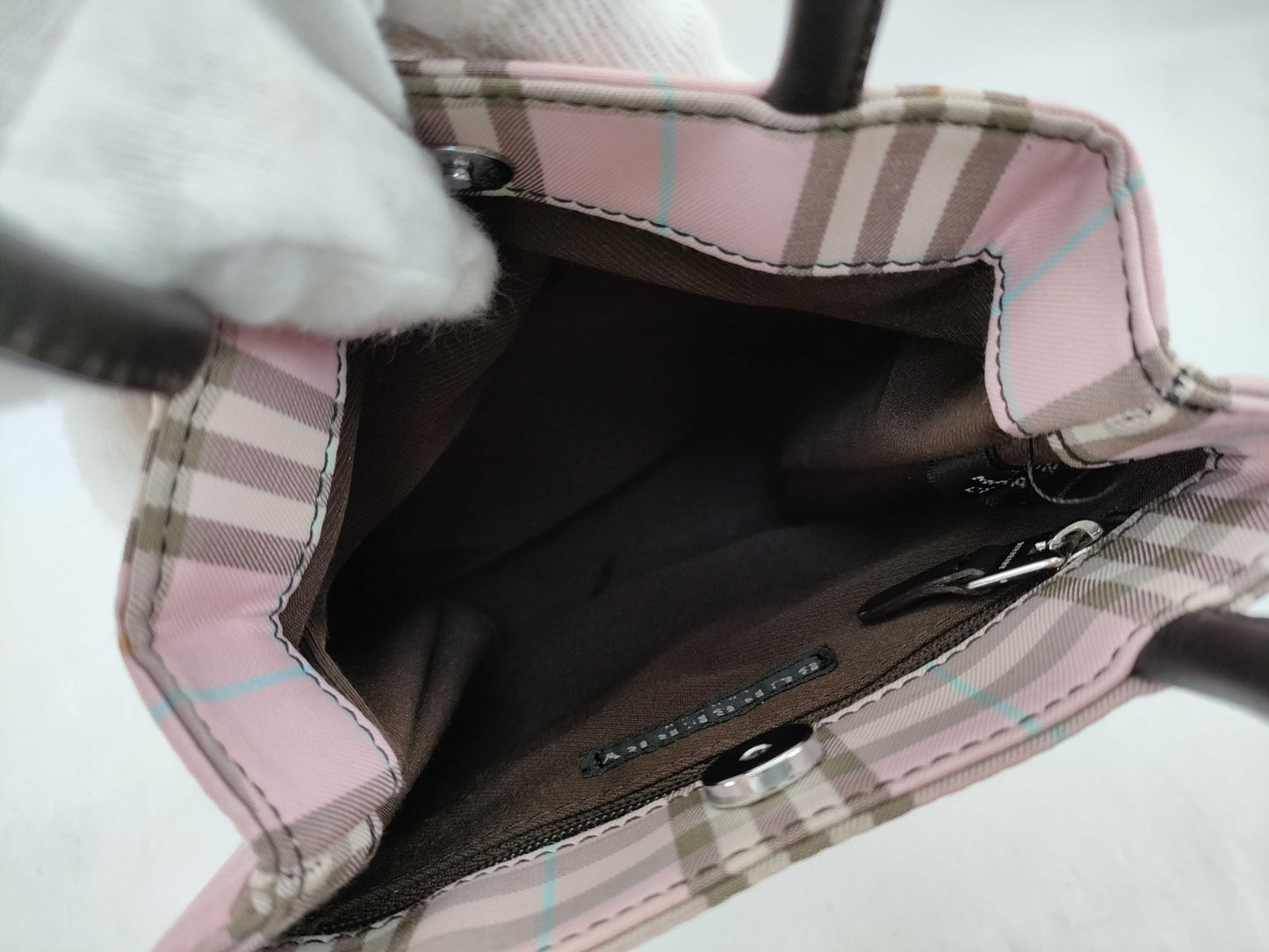 BURBERRY Check Mini Handbag Handbag