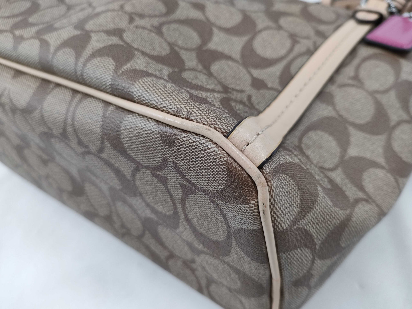 COACH Signature Leather 2-Way Handbag