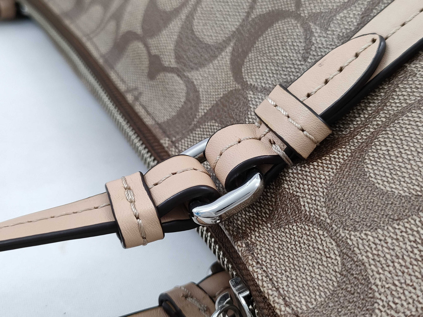 COACH Signature Leather 2-Way Handbag
