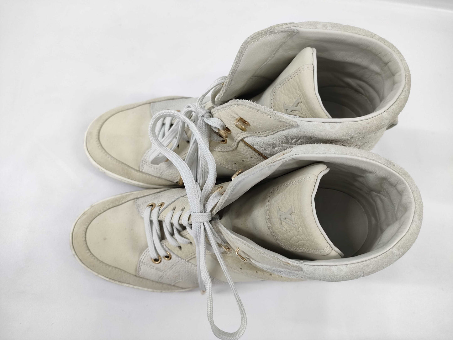 LOUIS VUITTON High-top/Monogram Sneakers