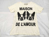 GUCCI Span Logo Dog Cotton T-shirt
