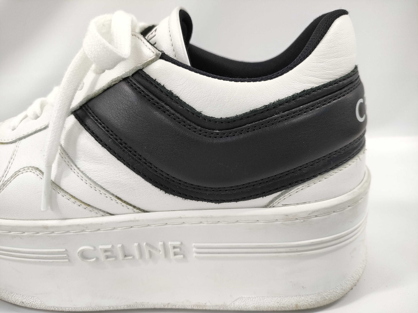 CELINE Block Sneakers Wedge Sole Sneakers