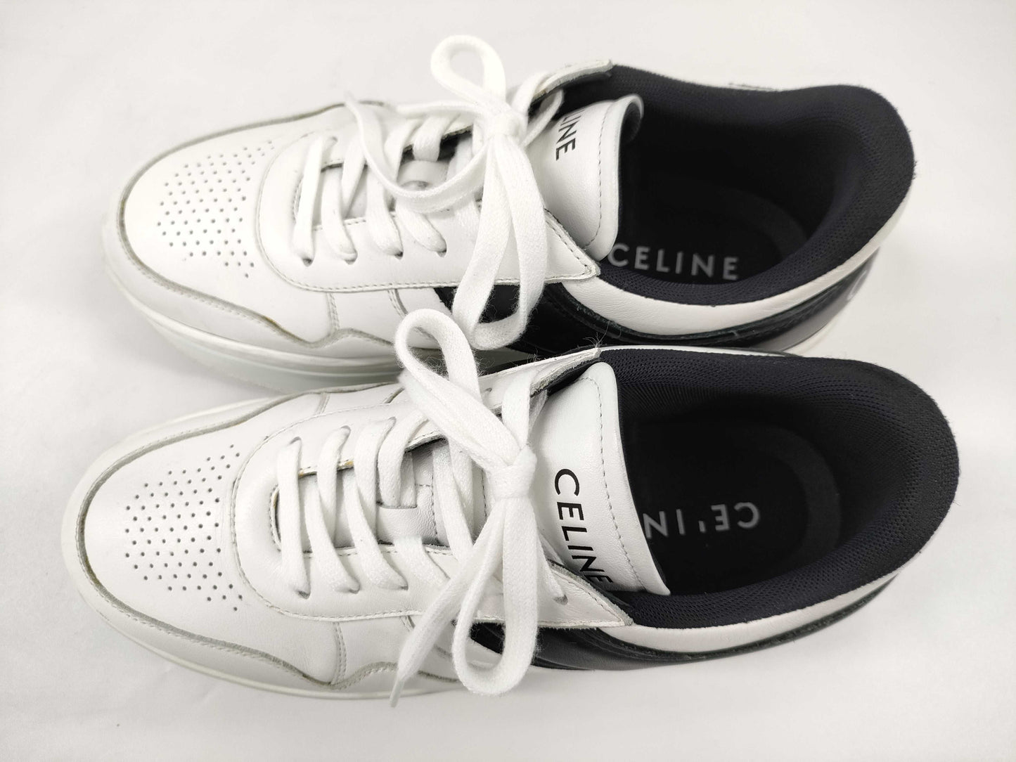 CELINE Block Sneakers Wedge Sole Sneakers
