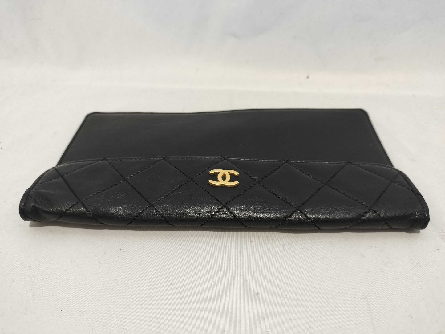 CHANEL Lambskin Matelasse Attached Pouch Other Accessories