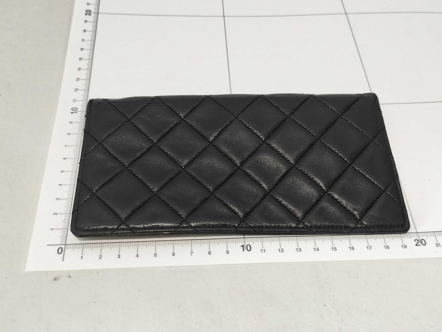 CHANEL Lambskin Matelasse Attached Pouch Other Accessories