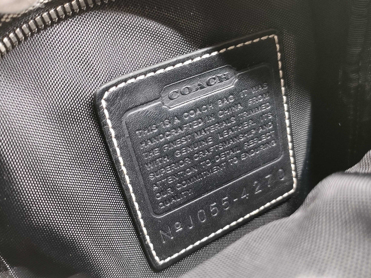 COACH Signature J055-4270 Shoulder Bag