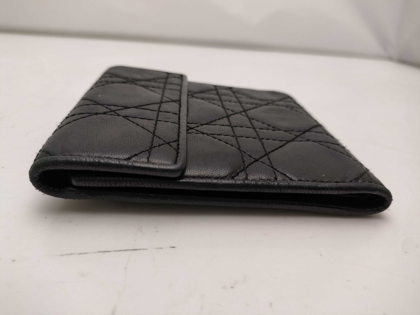 Dior Cannage Compact Wallet