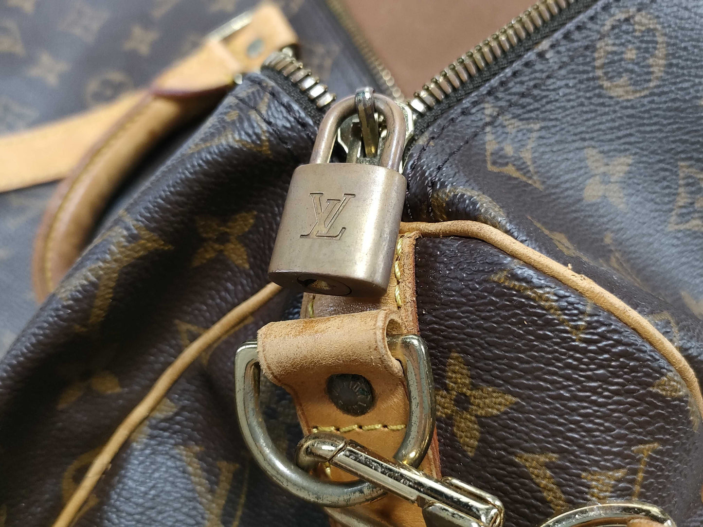 LOUIS VUITTON RFID Unavailable TH0915 Monogram M41418 Keepall Bandouliere 45 Boston Bag