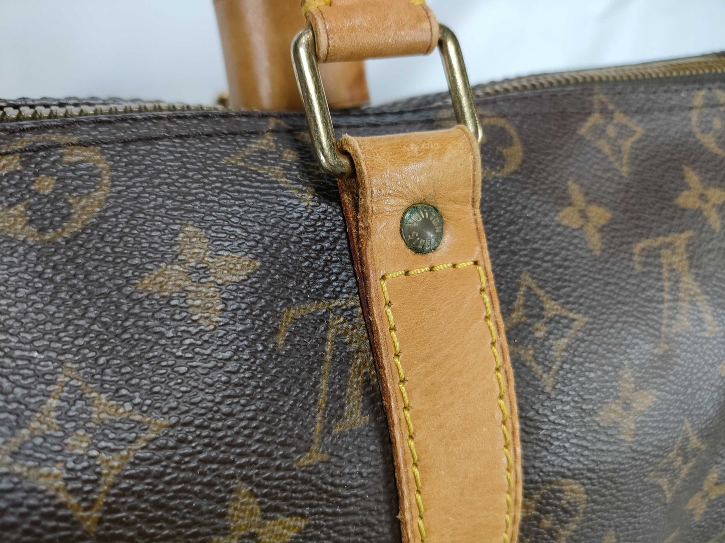 LOUIS VUITTON RFID Unavailable TH0915 Monogram M41418 Keepall Bandouliere 45 Boston Bag