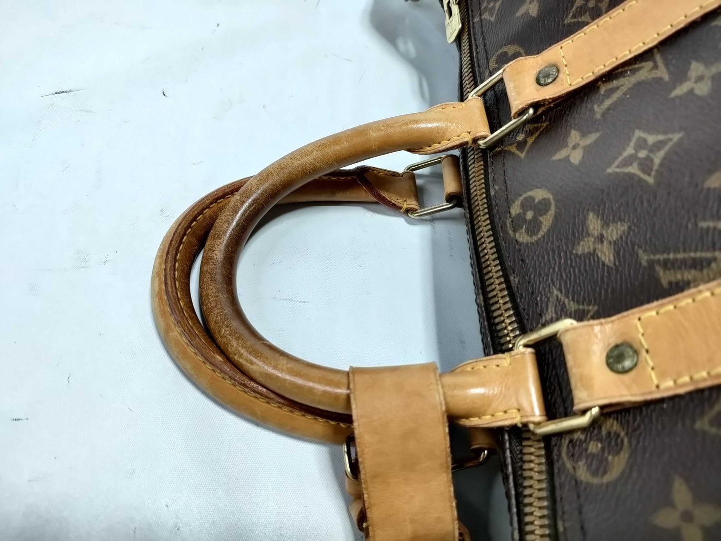 LOUIS VUITTON RFID Unavailable TH0915 Monogram M41418 Keepall Bandouliere 45 Boston Bag