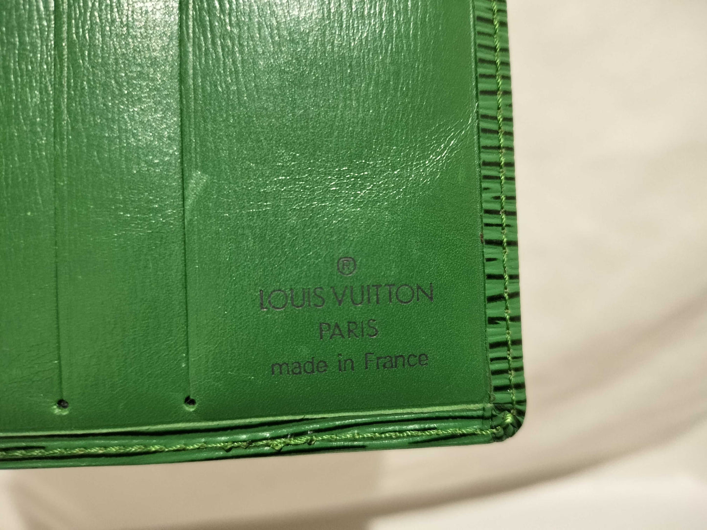 LOUIS VUITTON Epi Epi Card Case Wallet Vernikey Case Wallet