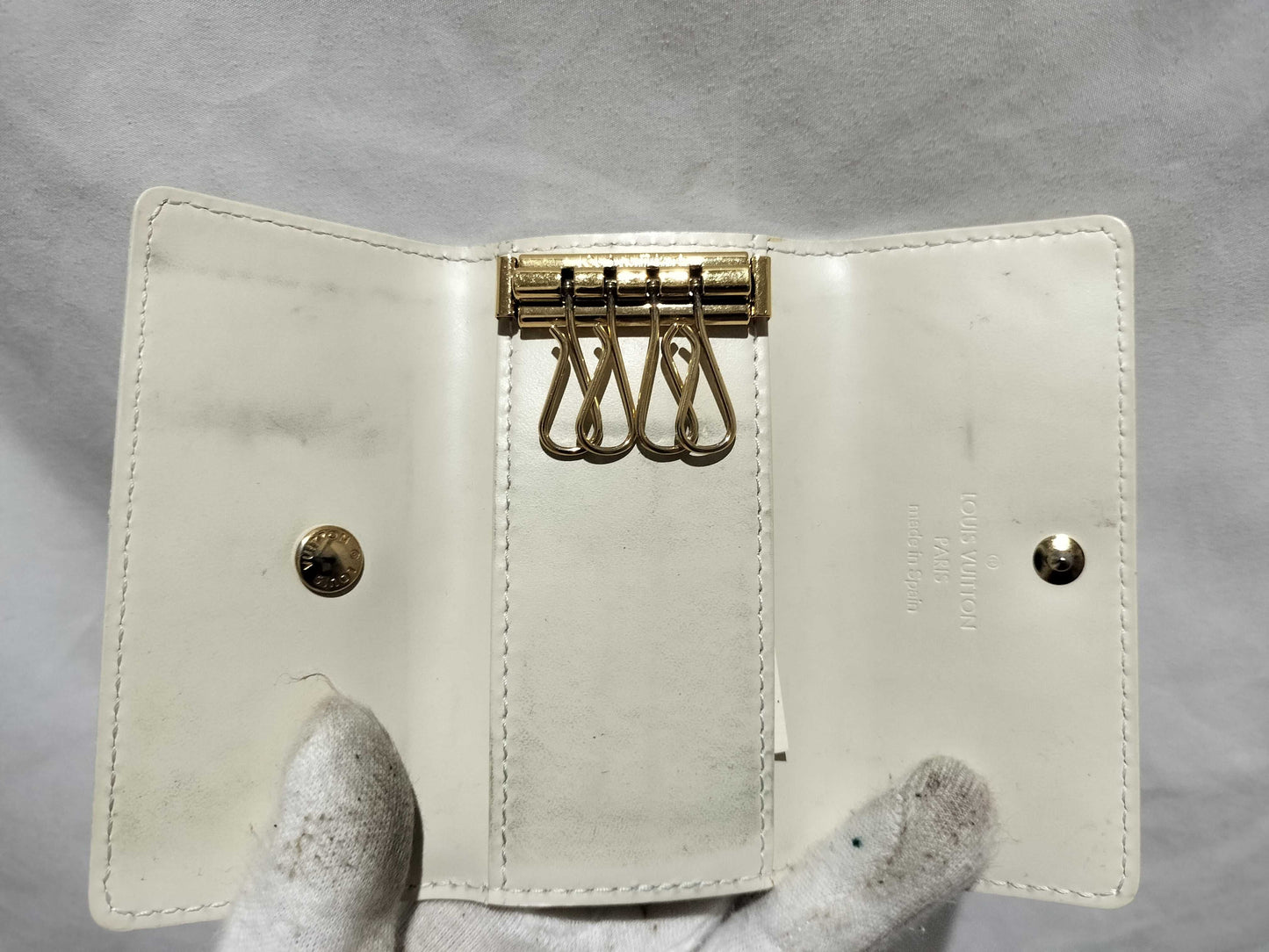 LOUIS VUITTON Epi Epi Card Case Wallet Vernikey Case Wallet