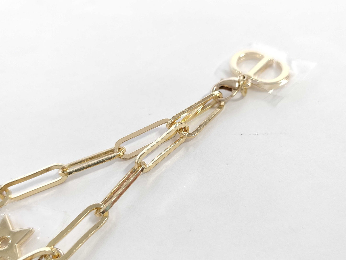 Dior Logo Star Bracelet Gold Strap