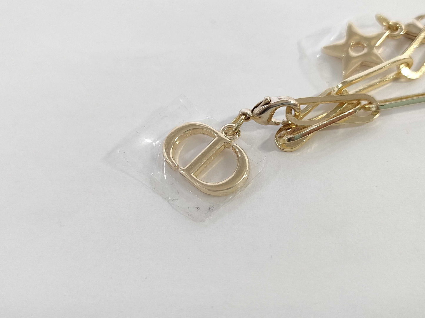 Dior Logo Star Bracelet Gold Strap