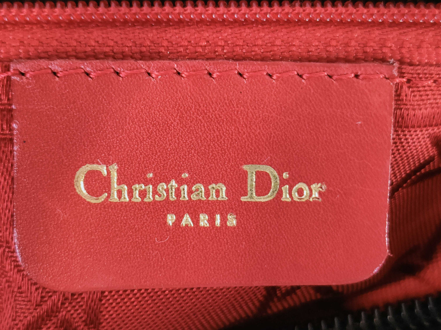 Dior Lady Dior Nylon Handbag with GD Hardware