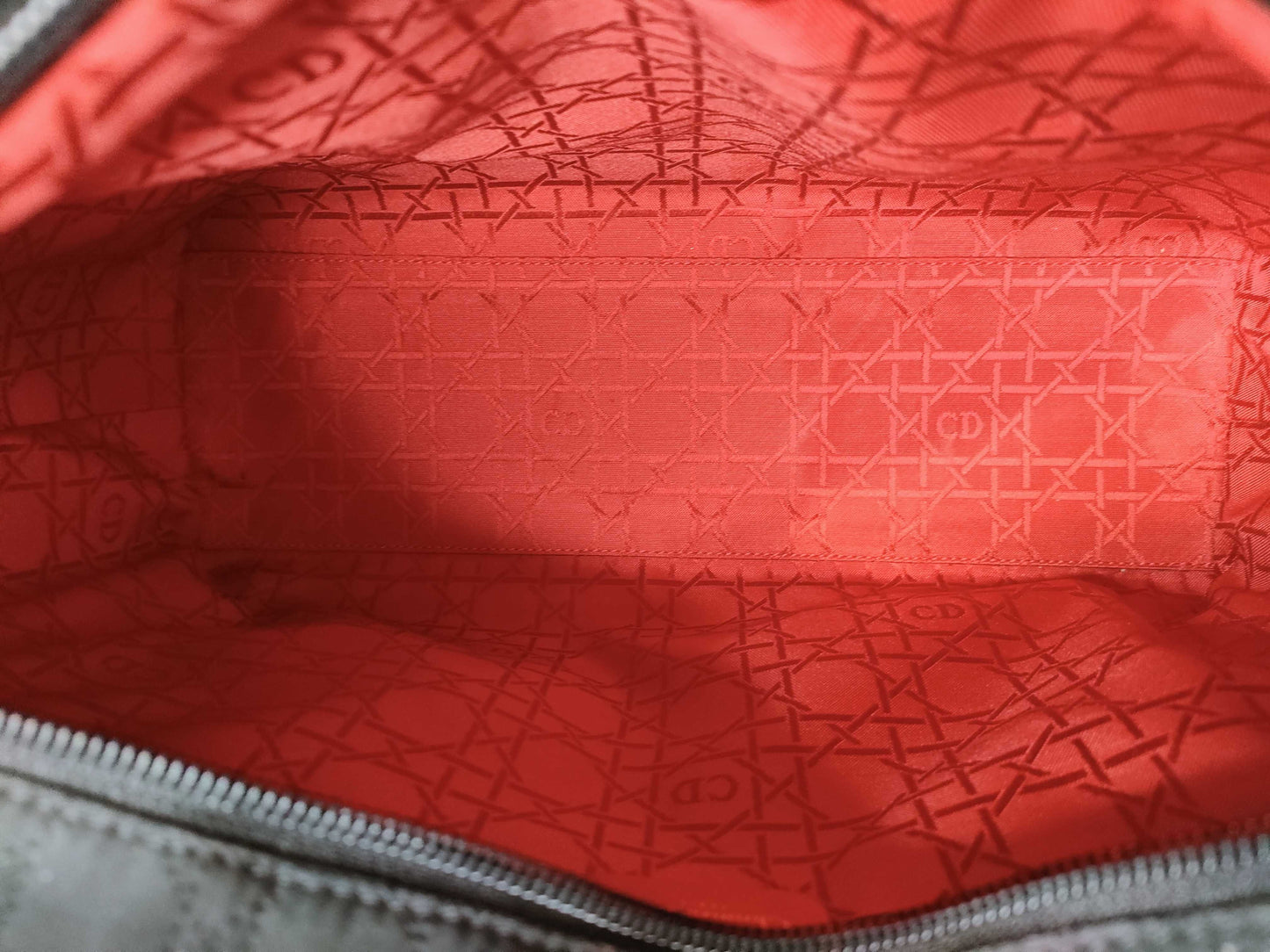 Dior Lady Dior Nylon Handbag with GD Hardware