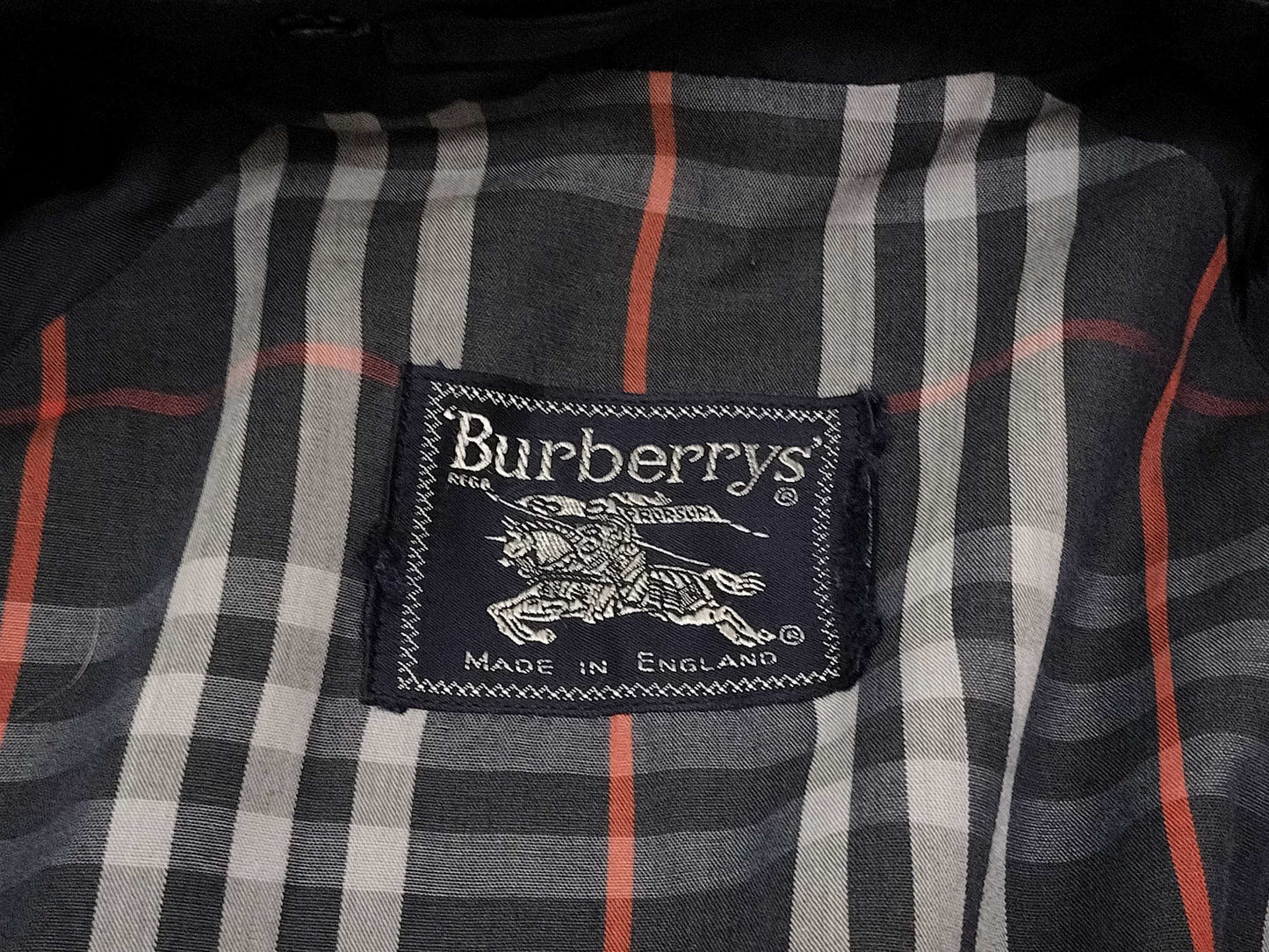 Burberrys Navy Coat Jacket