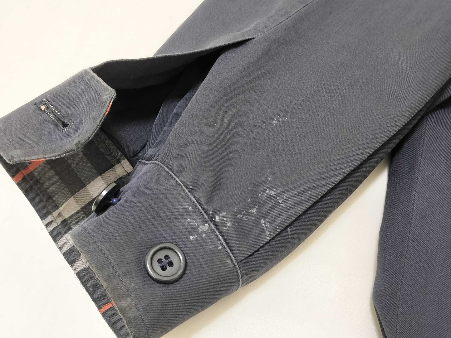 Burberrys Navy Coat Jacket