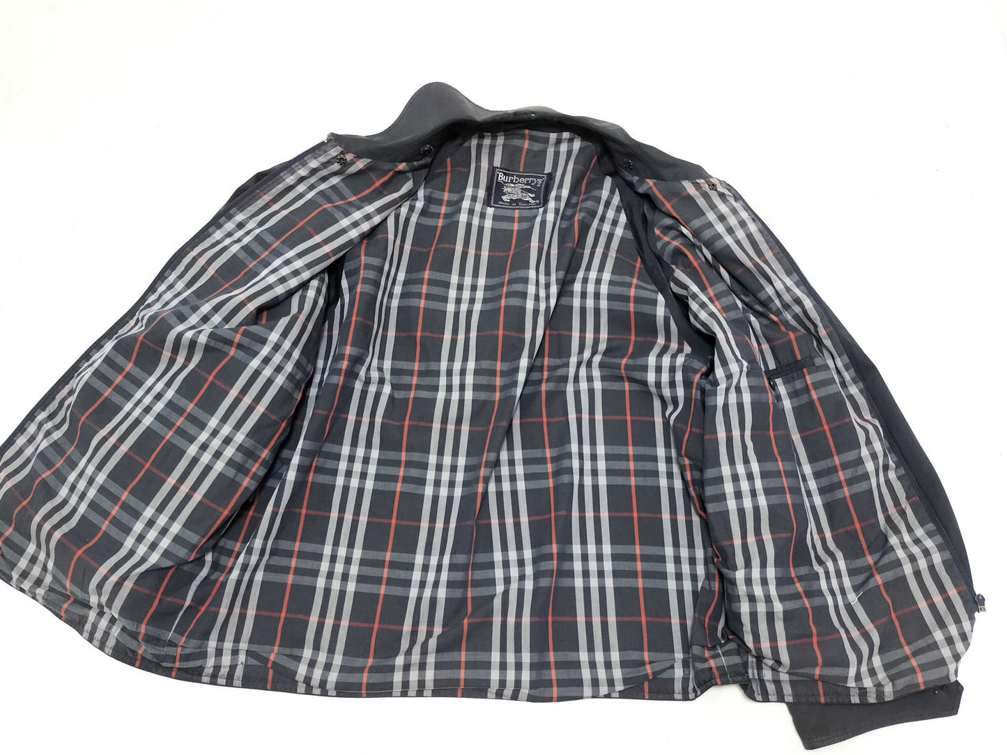 Burberrys Navy Coat Jacket