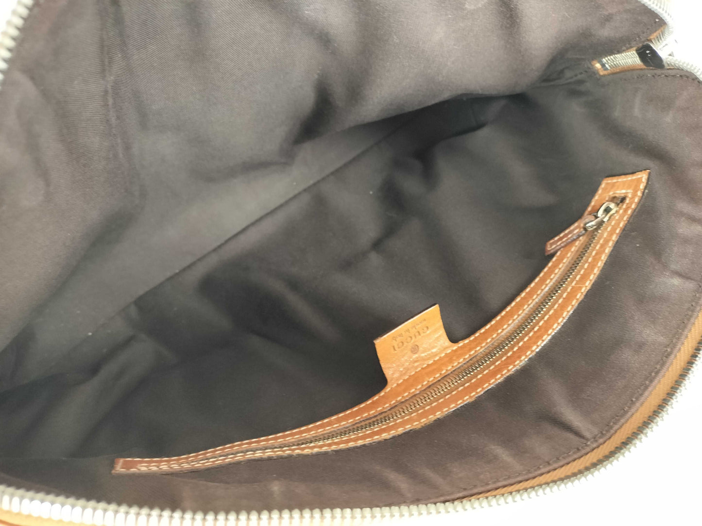GUCCI GG Canvas Interlocking G Canvas and Leather Tote Bag 114887 205011 Tote Bag