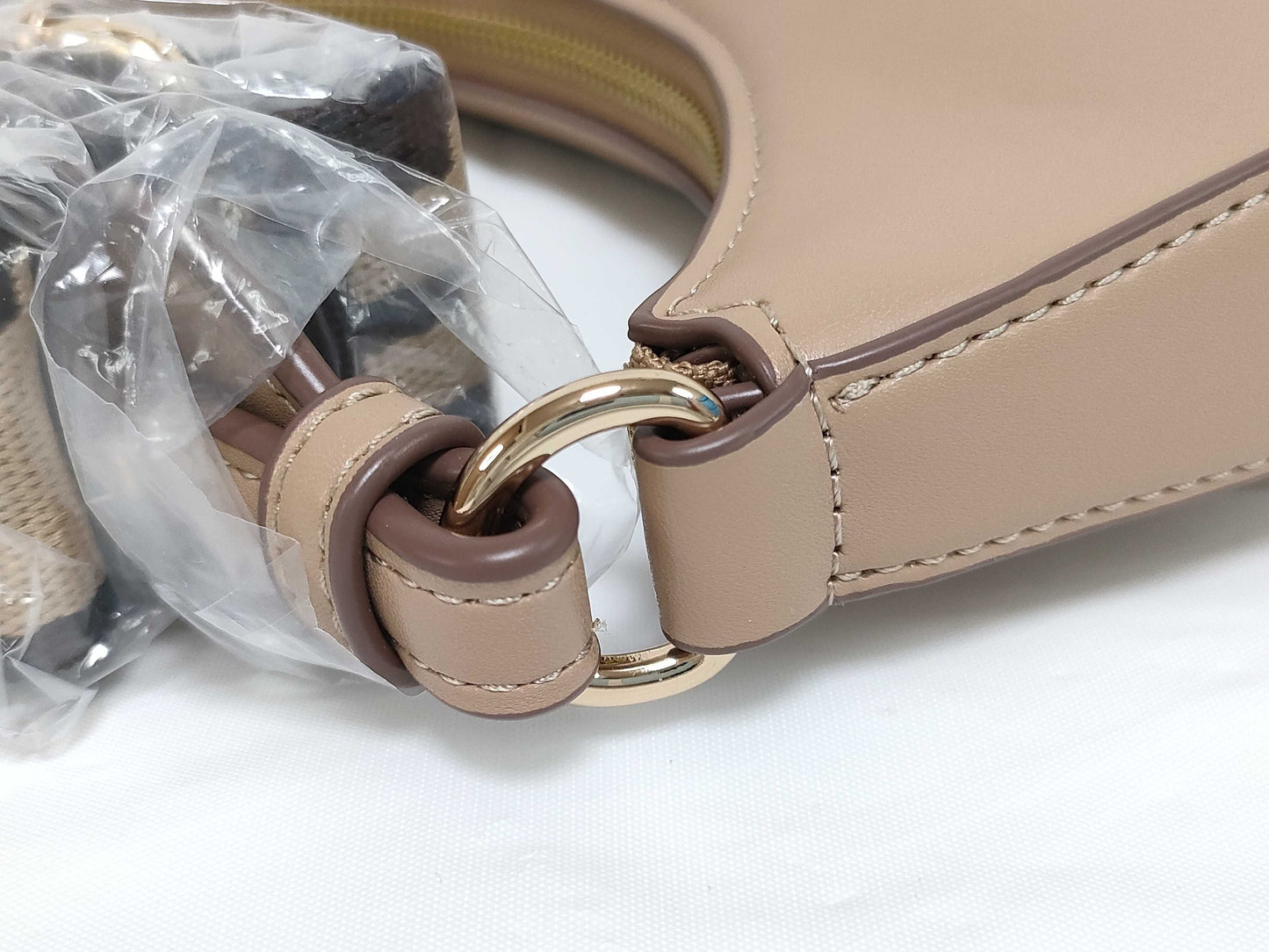 Stella McCartney Leather 2-Way Brown Shoulder Bag