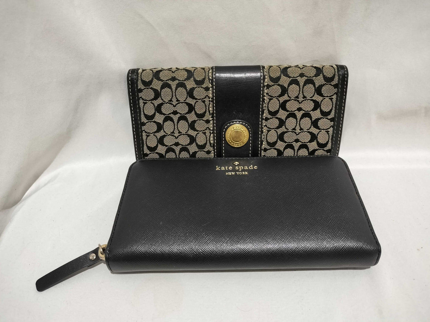 COACH Signature Long Wallet *1 / Kate Spade Long Wallet *1 / 2-Piece Wallet Set