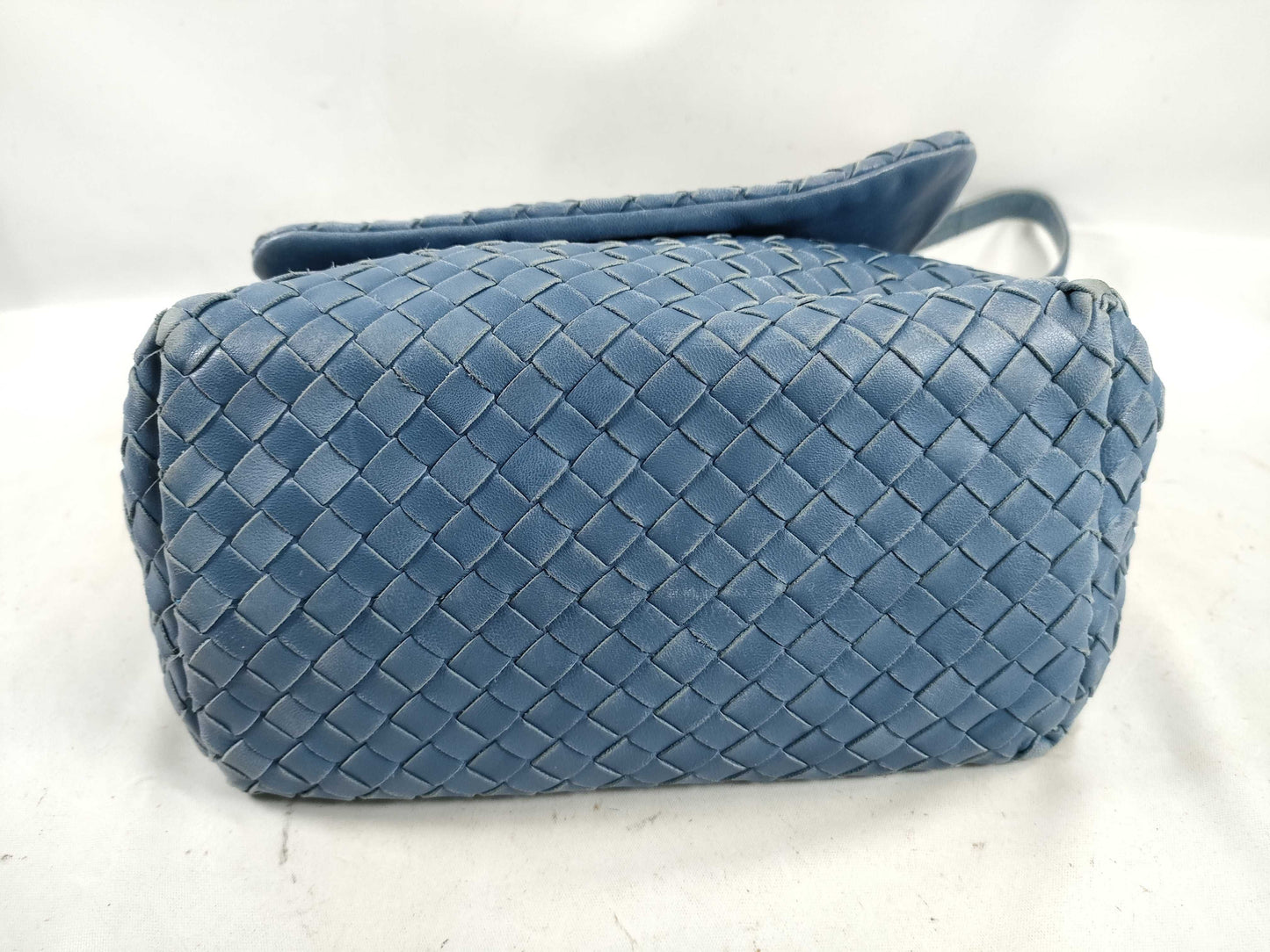 BOTTEGA VENETA Intrecciato Flap/One-Shoulder Shoulder Bag