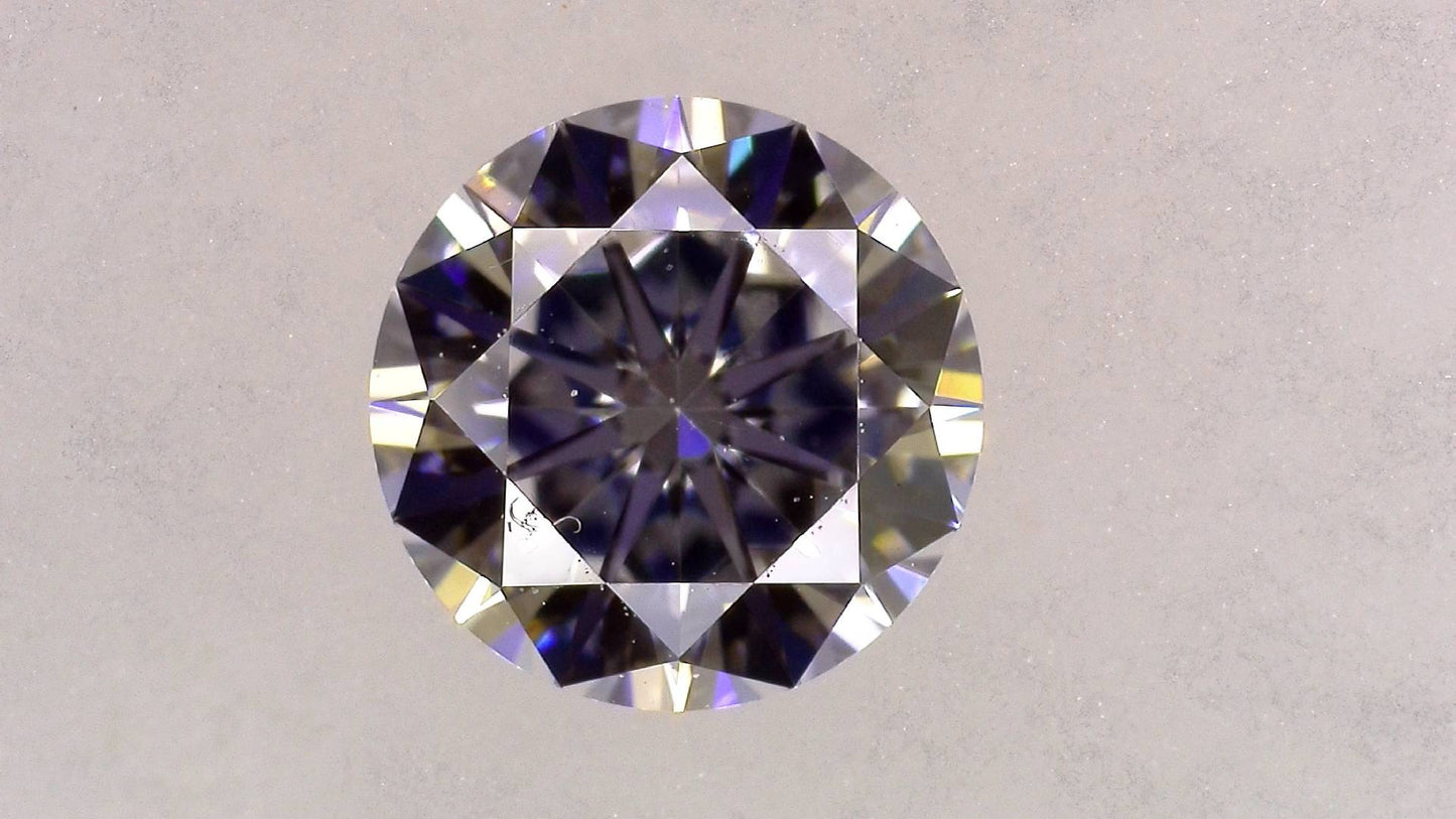 0.409ct D VS-1 GOOD/GD/VG FAINT NATURAL 4.83-4.85X2.82mm Diamond Loose