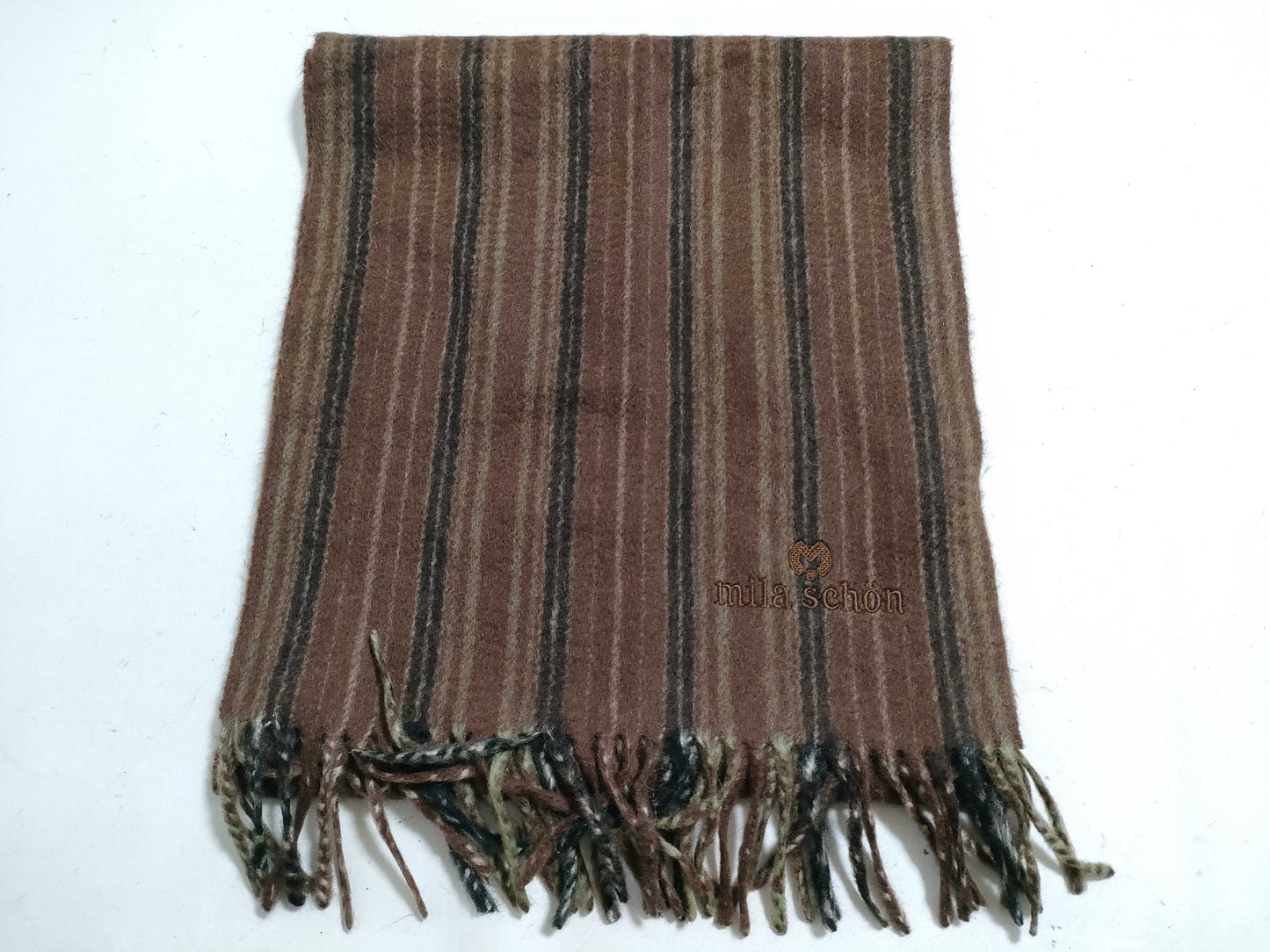 CELINE Macadam hardware pattern / Mila Schon 100% cashmere unused scarf / Givenchy scarf etc.